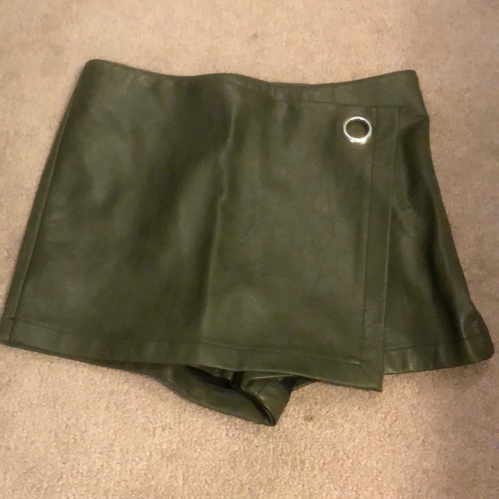 Green skort